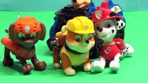 Paw Patrol Rubble Surprise Party with Lightning McQueen, Marshall,Mater, Dora, Swiper, Teletubbies a