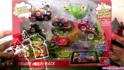 Angry Birds Go! Micro Drifters Cars TELEPODS Deluxe Multi Pack toy review Disney Pixar car toys