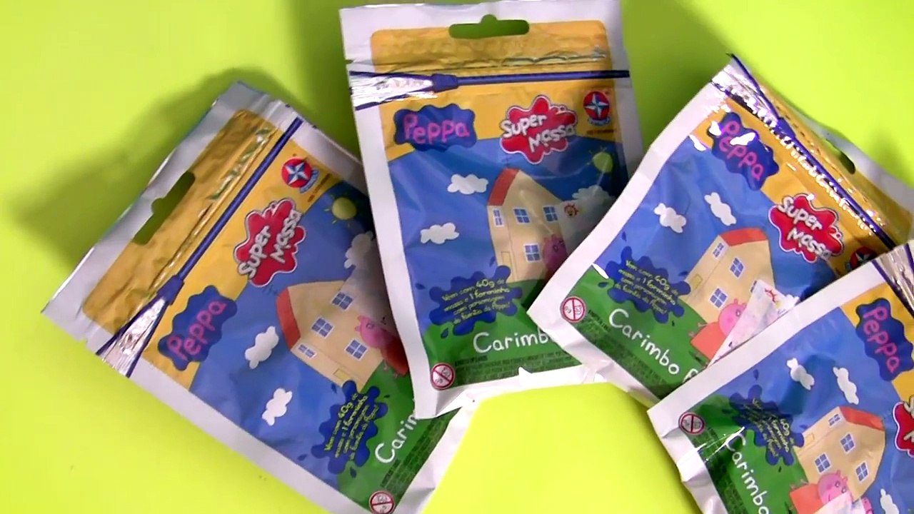 Play Doh Peppa Pig Stampers Blind Bags Surprise - Super Massa Carimbos da Porquinha Peppa y Mamãe