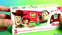 Disney Pixar Toy Story Choco Eggs Surprise 20th Anniversary Limited Edition Buzz Woody 4 kids toys