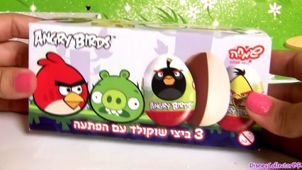 Angry Birds Toys Huevos-Sorpresa Bad Piggies Chocolate Surprise Eggs Unboxing by Fun Toys Collector