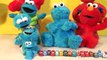 Cookie Monster Count nCrunch Counting Cars from Pixar Cars Micro Drifters Lightning McQueen,