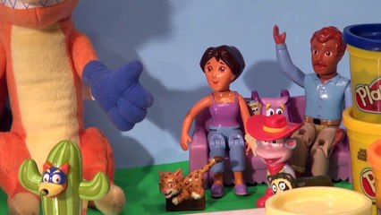 Play Doh Dora The Explorer, we make Swiper the Swiper out of Play Doh, The Swiper no Swiping Fox