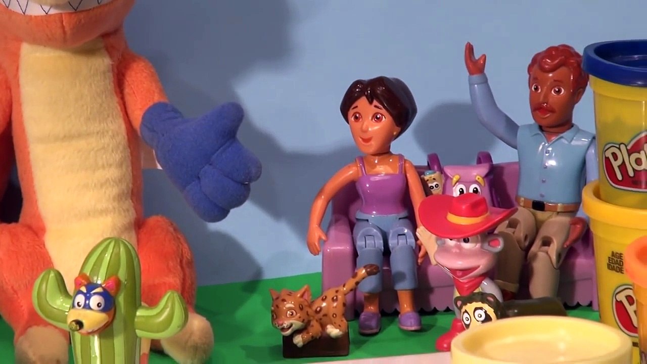 Play Doh Dora The Explorer, we make Swiper the Swiper out of Play Doh, The Swiper no Swiping Fox