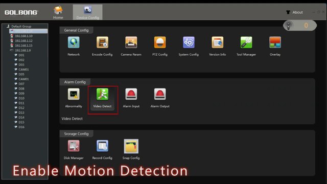 How to Setup Motion Detection Recording on your PC Software