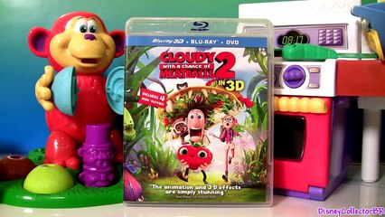 Play-Doh Coco Nutty Monkey DVD Blu-Ray Review PlayDough Macaquinho Maluco Tacos & Strawberry