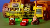 Lightning McQueen and Mater Scare the Screaming Banshee and Colossus XXL and The Tractor