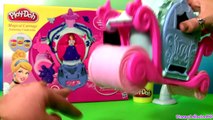 Play Doh Magical Carriage Disney Princess Cinderella | Play Doh Brillante con Glitter Carroza Mágica