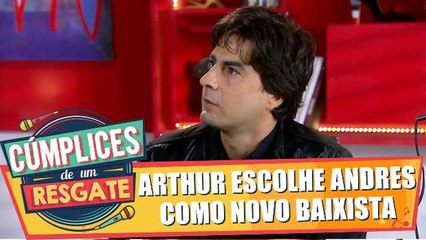 Arthur escolhe Andres como novo baixista da C1R
