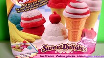 Moon Sand Ice Cream Sundae Sweet Delights ❤ How to Make Frozen Desserts & Cones with Sand