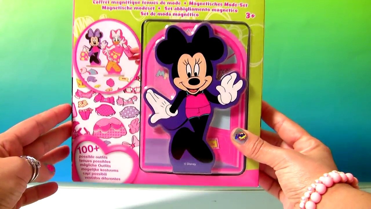 Minnie Mouse & Daisy Duck Magnetic Dress Up Fashion Makeover Playset Minnies BowTique Bow-Toons
