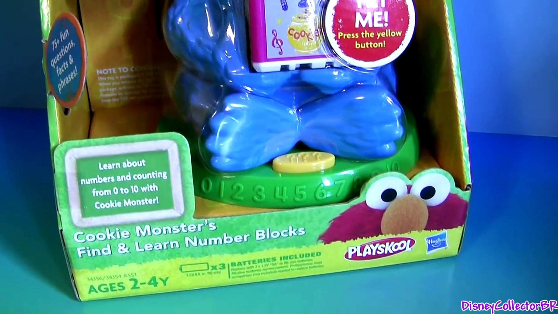 cookie monster numbers toy