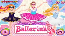 Super Barbie Power Ballerina / Barbie Dress Up and Make Up Games for Girls & Children