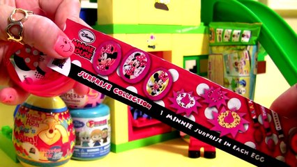 Descargar video: Toy Surprise Eggs Minnie Pooh MyLittlePony PeppaPig AngryBirds ClayBuddies Disney Frozen Fashems