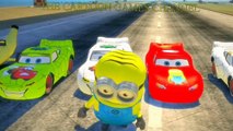 Minions COLORS ♦ Spiderman COLORS ♦ Lightning McQueen Cars COLORS w/ Kids Songs ♪♫