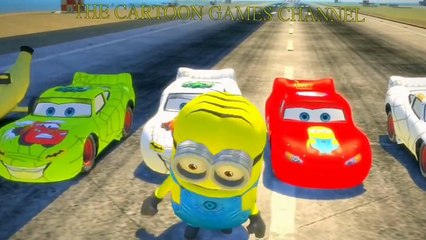 Minions COLORS ♦ Spiderman COLORS ♦ Lightning McQueen Cars COLORS w/ Kids Songs ♪♫
