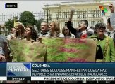 Colombia: sectores sociales rechazan renegociación de acuerdos de paz