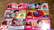 36 Kinder Surprise Eggs!!! Minecraft Barbie Frozen Smurfs Cars2 Disney Princess Minnie Mickey Huevos