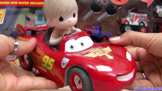 Cars 2 Precious Moments Lightning Mcqueen Show Case Collection Disney Collectible Figurine