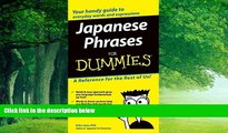 Big Deals  Japanese Phrases For Dummies  Best Seller Books Most Wanted