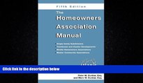 FULL ONLINE  The Homeowners Association Manual (Homeowners Association Manual)(5th Edition)