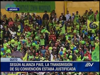 Conflicto por transmisión política de Alianza PAIS