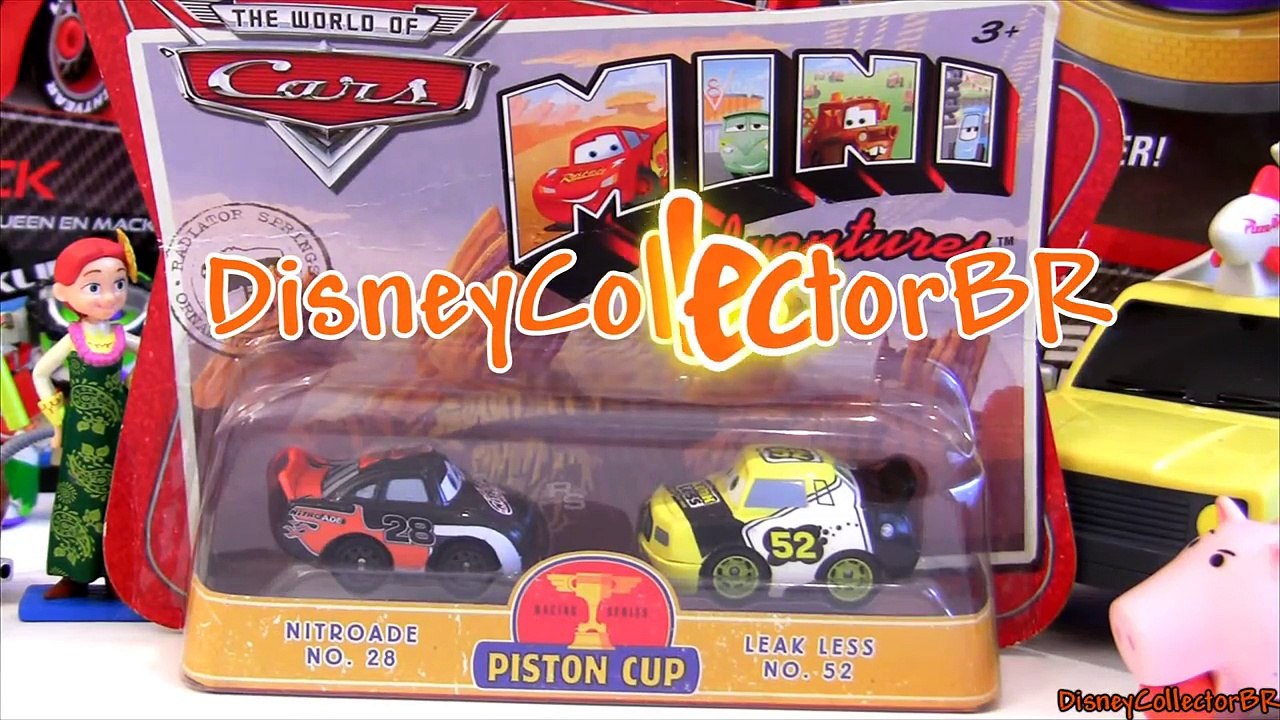 Mini Adventures Cars Nitroade VS. Leak Less Disney Pixar Piston Cup toy review
