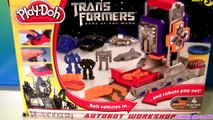 Play Doh Transformers Autobots Workshop Make 4 Playdoh Robots Bumblebee Optimus Prime Megatron