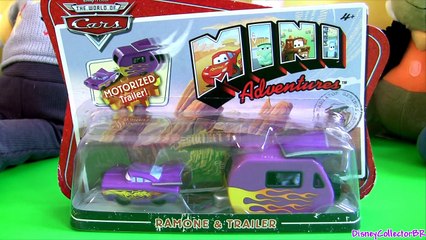 Ramone w/ motorized trailer Disney Cars Mini Adventures Pixar Mattel toy review