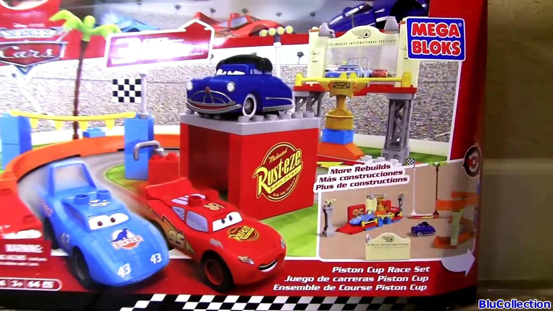 Pocoyo wins Piston Cup Race MegaBloks CARS 7794 Playset Disney Pixar Cars  Swiggle Traks Racetrack - 動画 Dailymotion