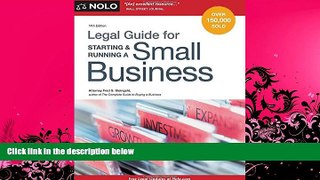 complete  Legal Guide for Starting   Running a Small Business