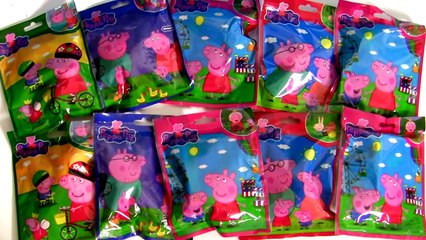 Learn Numbers with Peppa Pig Blind Bags Toy Surprise Unboxing by DisneyCollector - Nickelodeon Toys