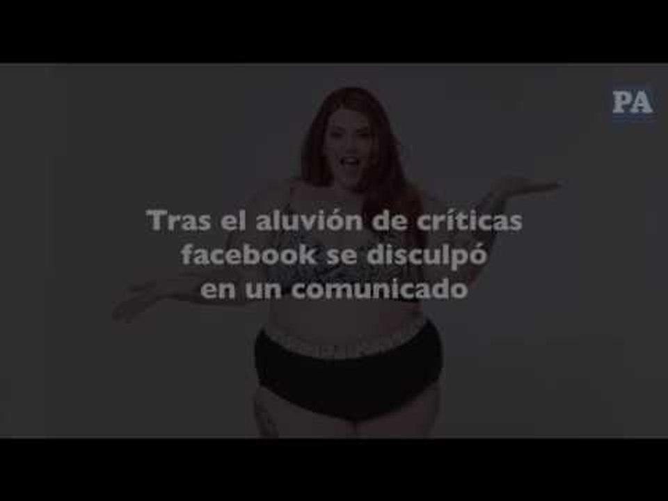 Demasiado gorda para Facebook