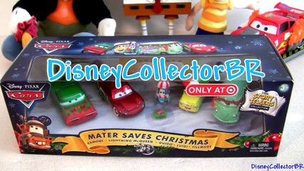 Mater Saves Christmas 5-pack Disney Cars Diecast Target Pixar Holiday Storytellers