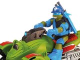 Tortugas Ninja Jóvenes Mutantes Ninja AT3 Vehículo Con Leo Figuras Juguetes Infantiles
