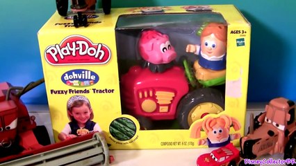 Play-Doh Cars Tractor Tippin Play Doh Fuzzy Friends Tractor Frank Dohville Disney Pixar Dough