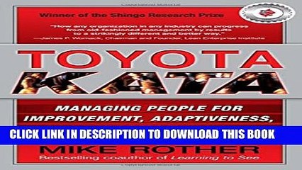 [PDF] Toyota Kata: Managing People for Improvement, Adaptiveness and Superior Results Full Colection