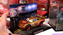 Cars 2 Gold Lightning McQueen   Hydro Finn McMissile Chase Diecast Metallic Finish Disney Pixar toys