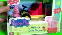 Peppa Pig Holiday Dune Buggy Beach Car with Pig George by toychannel DisneyCollector