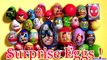 40 Surprise Eggs Minecraft Kinder Peppa Pig Frozen Marvel Cars2 Angry Birds Mickey Screaming Banshee