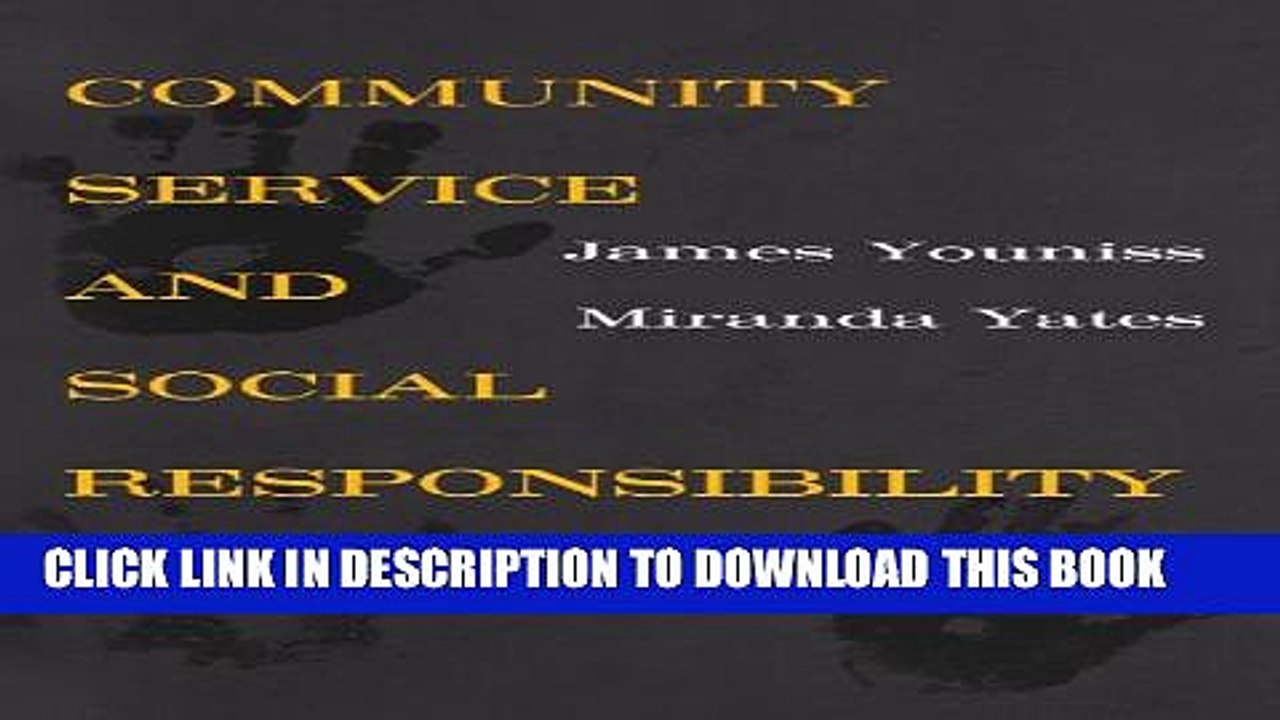 [PDF] Community Service and Social Responsibility in Youth Popular Colection