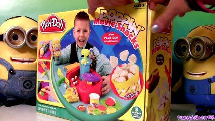 Play Doh Poppin Movie Snacks Popcorn Ice Cream Despicable Me Blu-Ray DVD Minion Dave Singing Banana