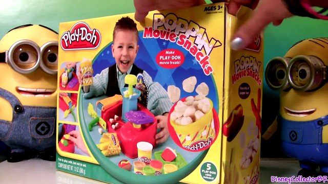 Play Doh Poppin Movie Snacks Popcorn Ice Cream Despicable Me Blu-Ray DVD Minion Dave Singing Banana