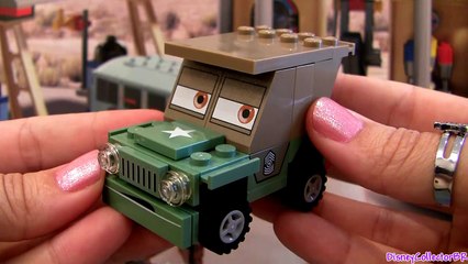 Tải video: Lego Cars 2 Sarge Review how-to build Disney Pixar toys From 8487 Flos V8 Cafe