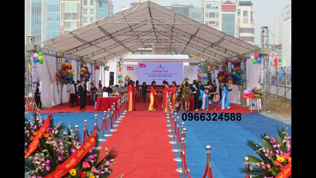 Cho thuê nhà bạt, nhà lều