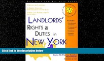 read here  Landlords  Rights and Duties in New York (Self-Help Law Kit With Forms)