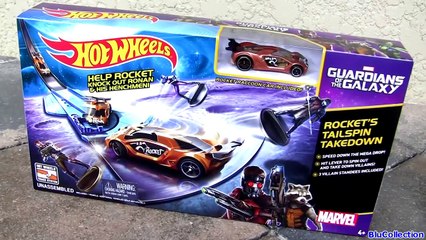 Hot Wheels Marvel Guardians of the Galaxy Rockets Tailspin Takedown Track Set Disney Pixar Cars