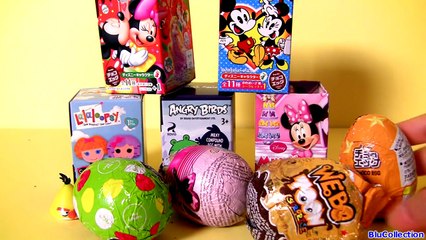 SURPRISE BOXES! Furuta Mickey Minnie Angry-Birds Minnies BowTique Huevos Sorpresa new Toys
