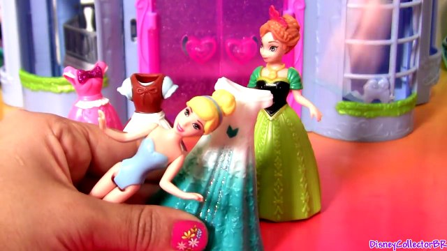 Cinderella Fairytale MagiClip Royal Celebration Castle Disney Frozen Dolls Queen Elsa Princess Anna