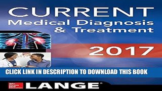 [PDF] CURRENT Medical Diagnosis and Treatment 2017 (Lange) Full Colection